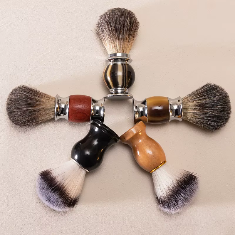 Ensemble de brosse et bol à raser pour homme