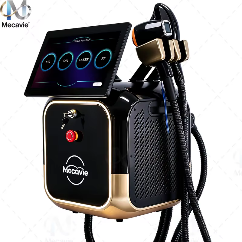 Machine d'épilation indolore 4-en-1 Soprano Titanium Ice Platinum RF Diode 755 808 940 1064nm 4 Ondes PICO Laser ND:YAG 2026