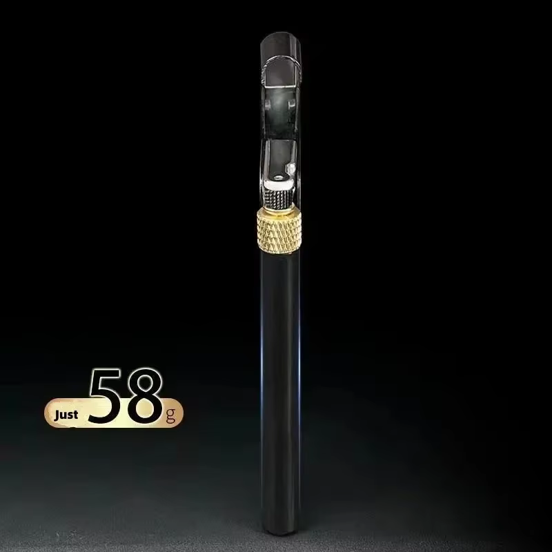 Zorro 688 métal alliage de Zinc Ultra-mince meulage fin côté Skateboard pur cuivre Butane briquet à gaz accessoires pour fumer Gadget