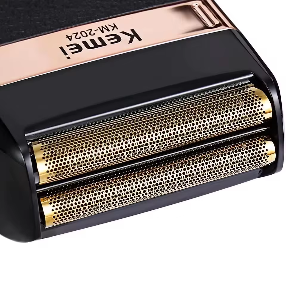 Kemei KM-2024 USB charge rasoir électrique pour hommes alternatif double lame