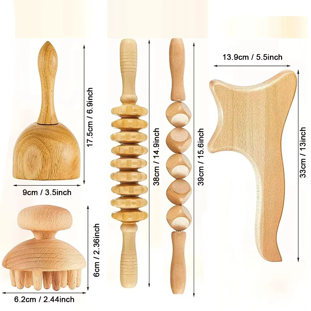 Kit de Maderoterapia pour Massage réducteur