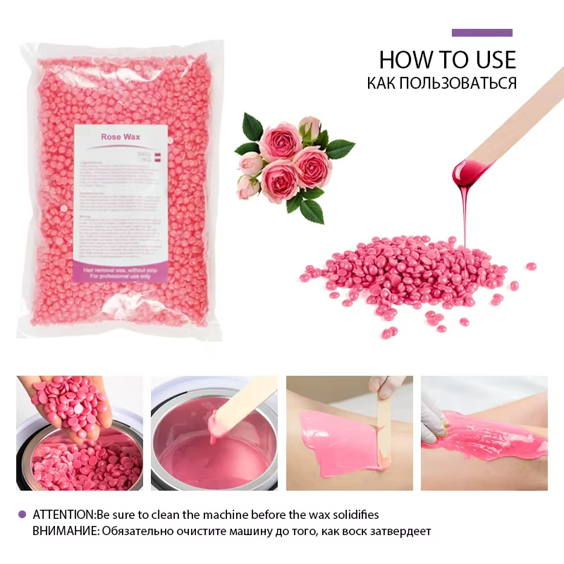 Perles de cire dure 50g/200g/500g pour épilation corporelle