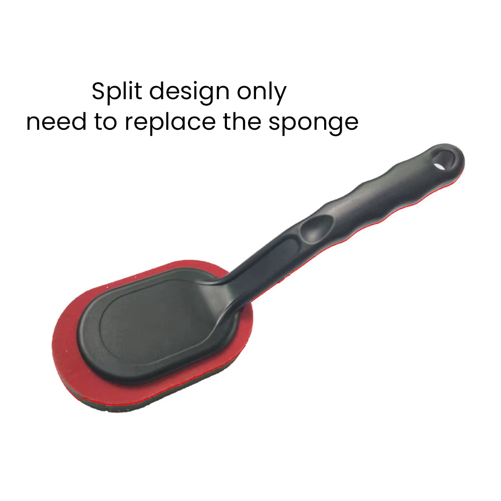 Éponge de polissage de roue de pneu de voiture amovible, brosse de nettoyage de lavage, brosse à Long manche, cire de polissage, lingette de lavage, soins de peinture