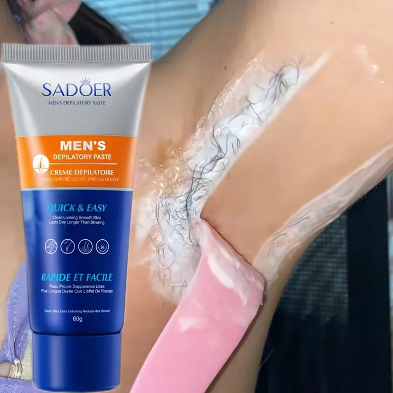 Crème d'épilation permanente pour hommes