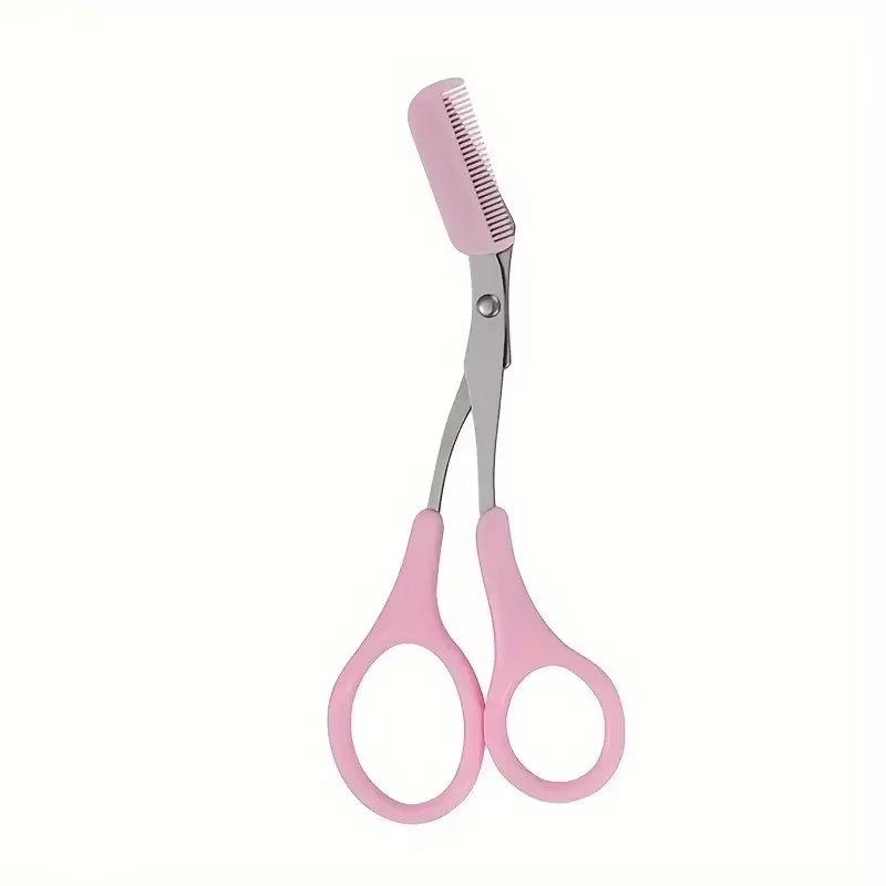 Ciseaux de précision pour sourcils avec peigne