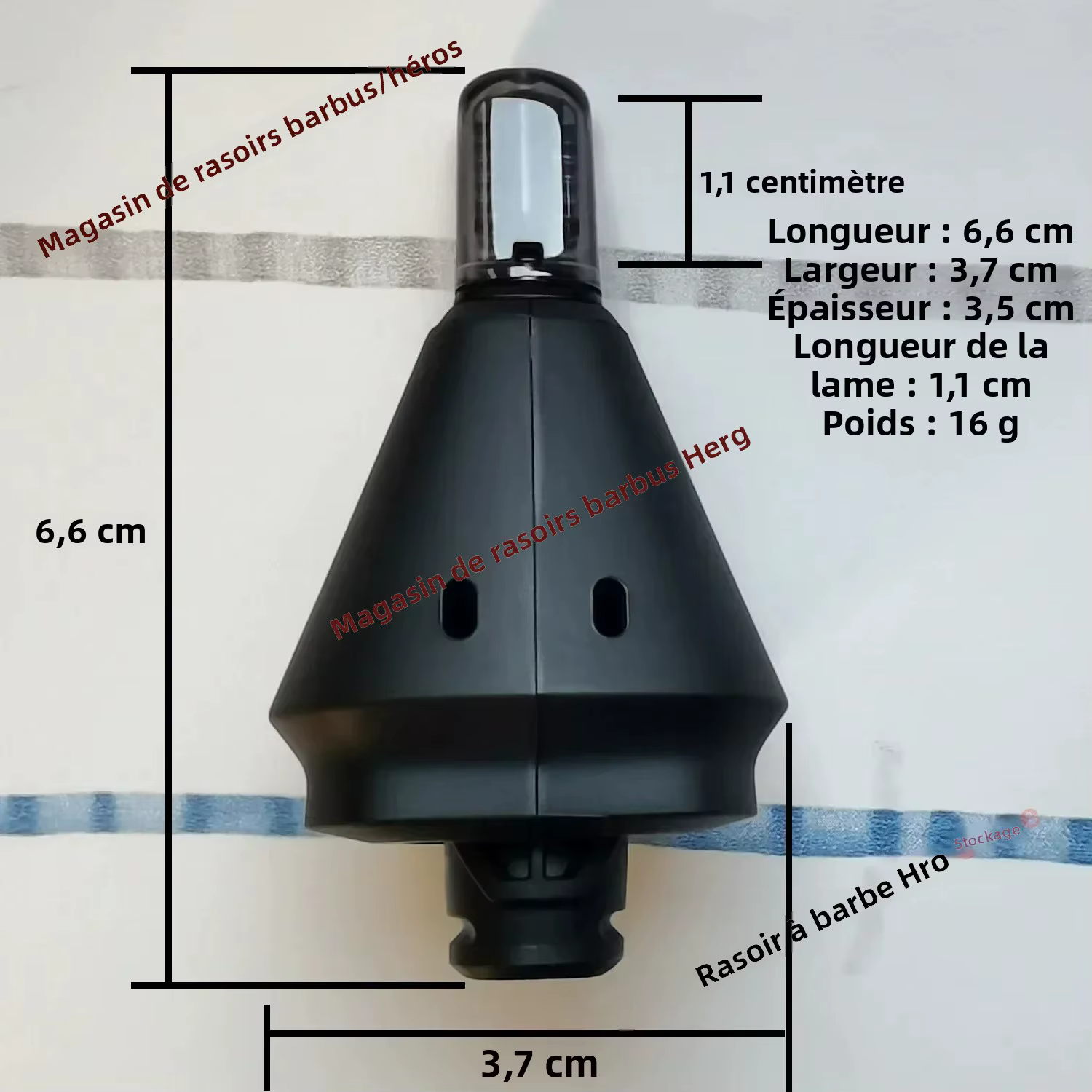 Tondeuse à poils du nez et des oreilles