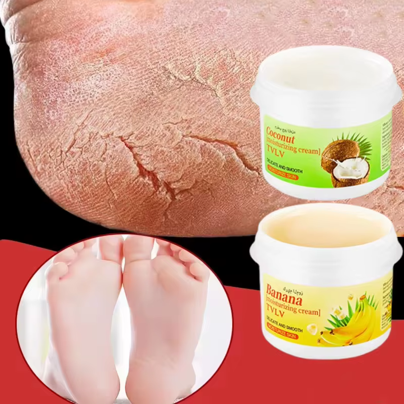 Crème anti-fissures pour les pieds à base de plantes