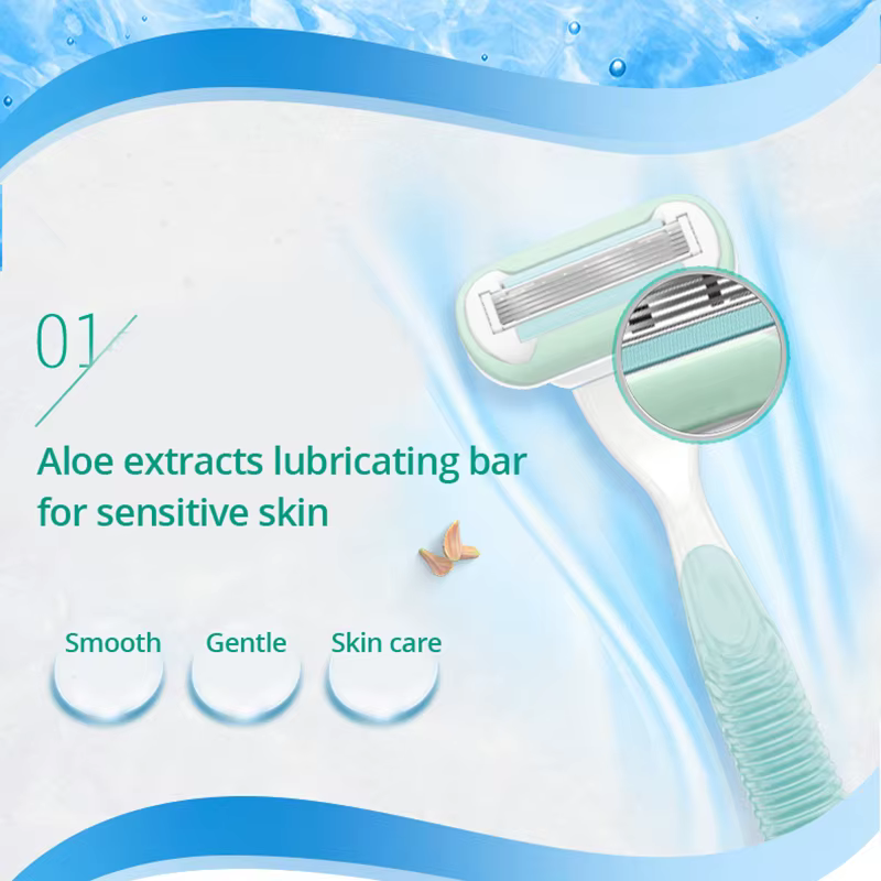 Gillette Venus 5 couches lame recharge lames de rasoir Extra lisse peau sensible barre de savon pour les femmes rasage du corps