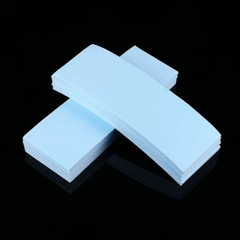 3 couleurs 100 pcs/pack épilation non tissé corps tissu cheveux enlever cire rouleaux de papier
