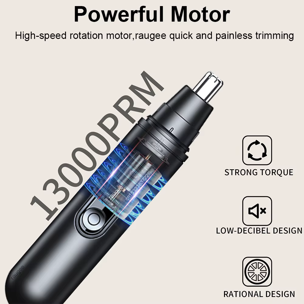 Épilateur électrique pour le nez et les oreilles pour hommes