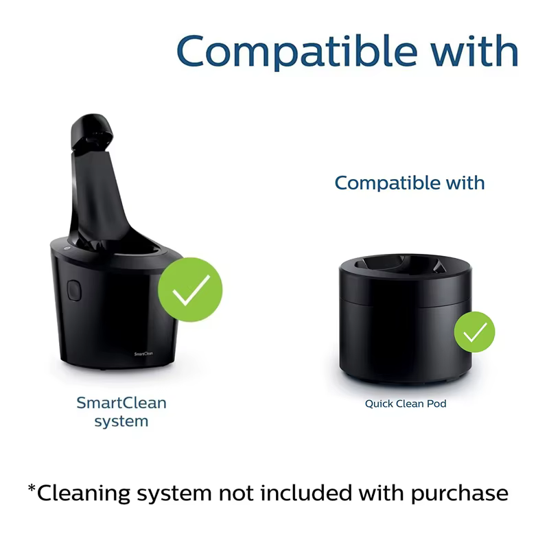 Cartouches de recharge Clean & Renew de 250 ml pour rasoirs Kemei/VGR, compatibles avec tous les rasoirs électriques Philips/Braun et autres marques.