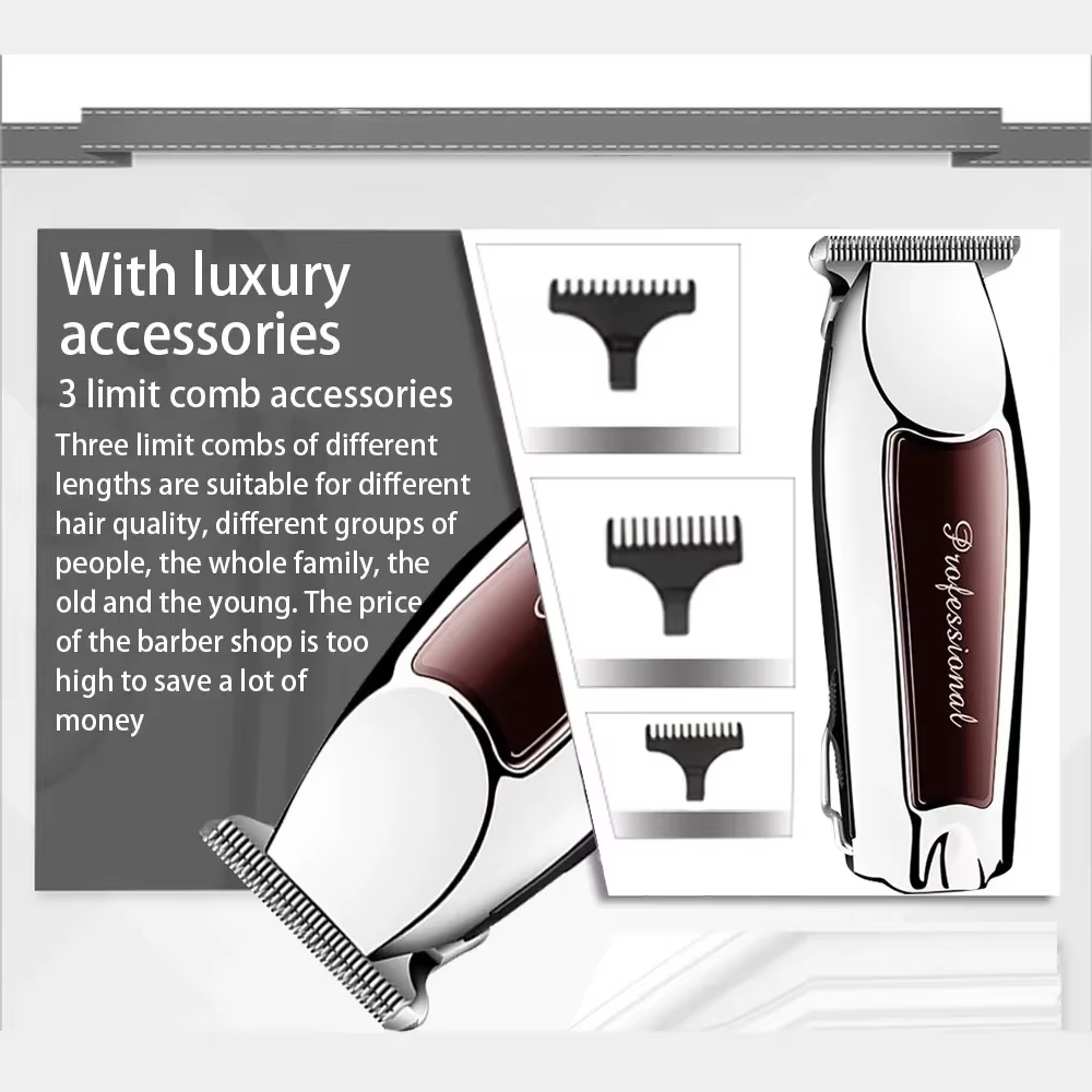 Tondeuse à cheveux électrique sans fil aste pour hommes