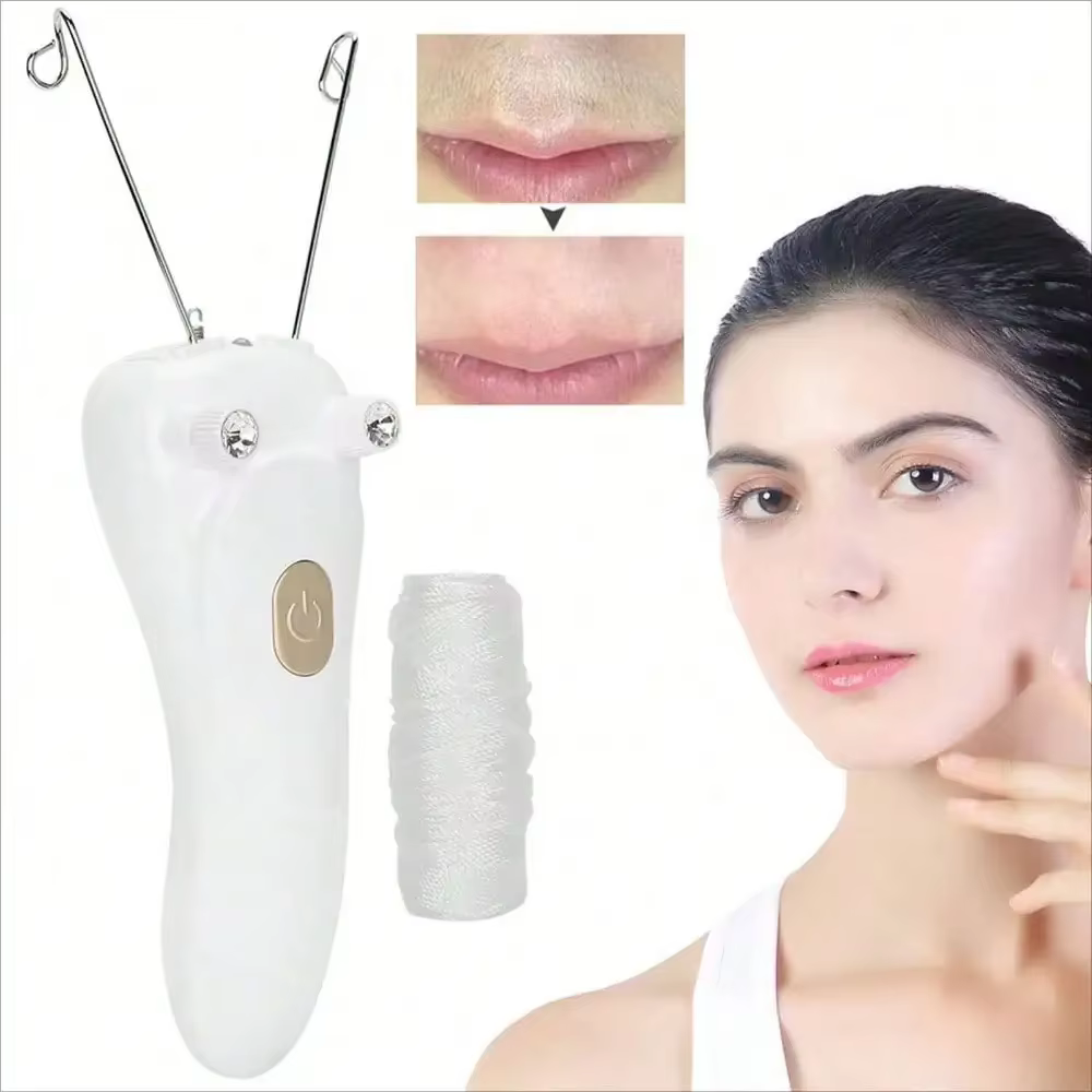 Épilateur rapide sûr et indolore pour femmes, couleur blanche
