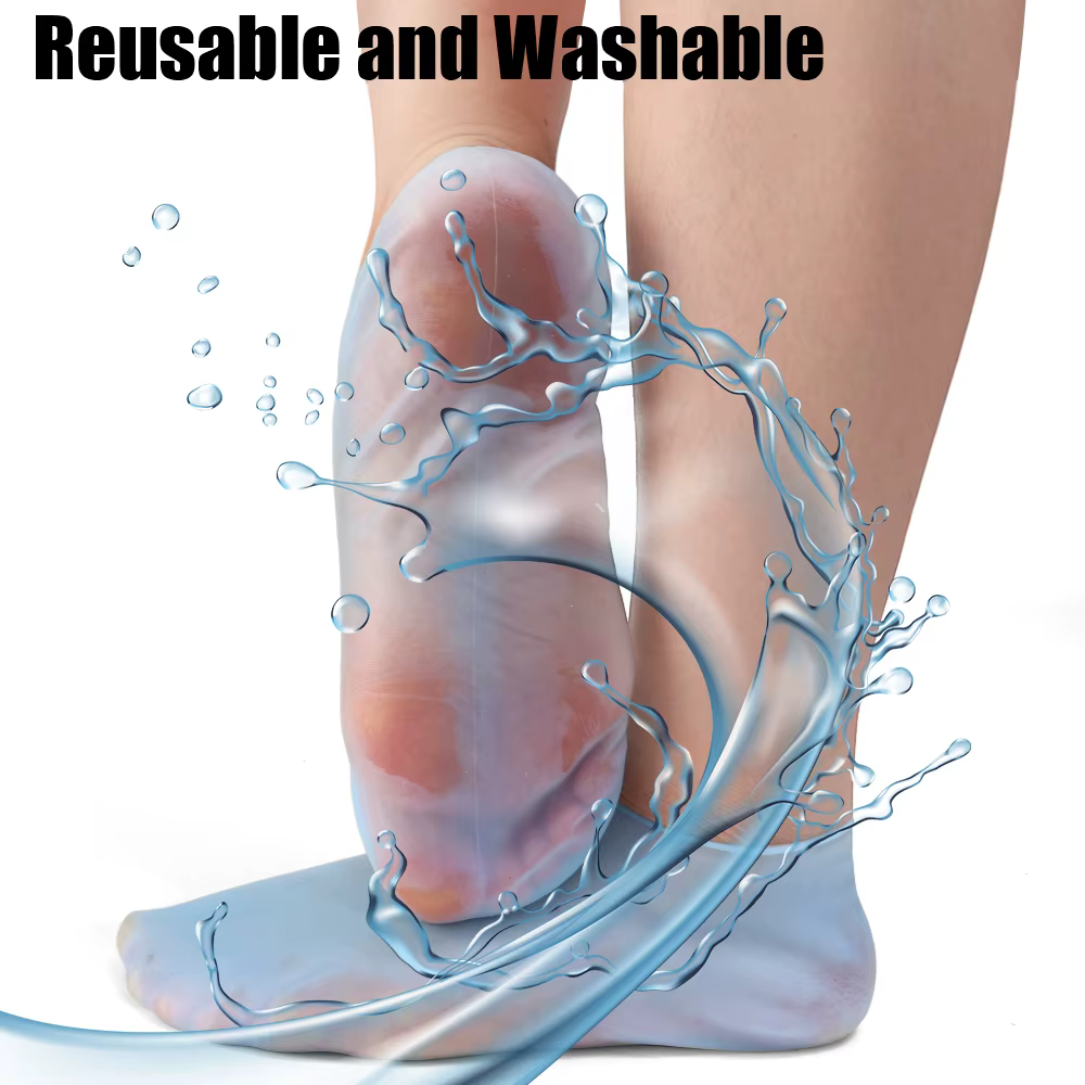 Chaussettes hydratantes pour pieds craquelés