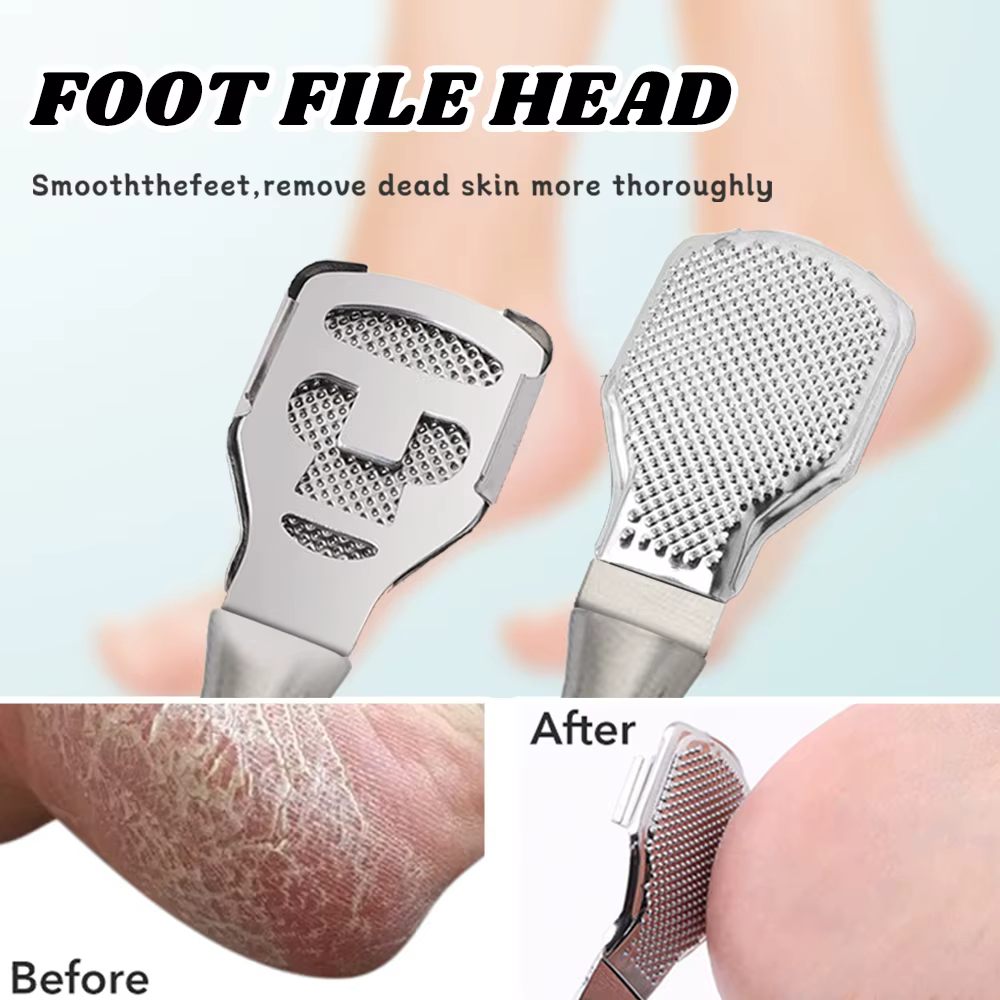 Rasoir pour les pieds, dissolvant de callosités