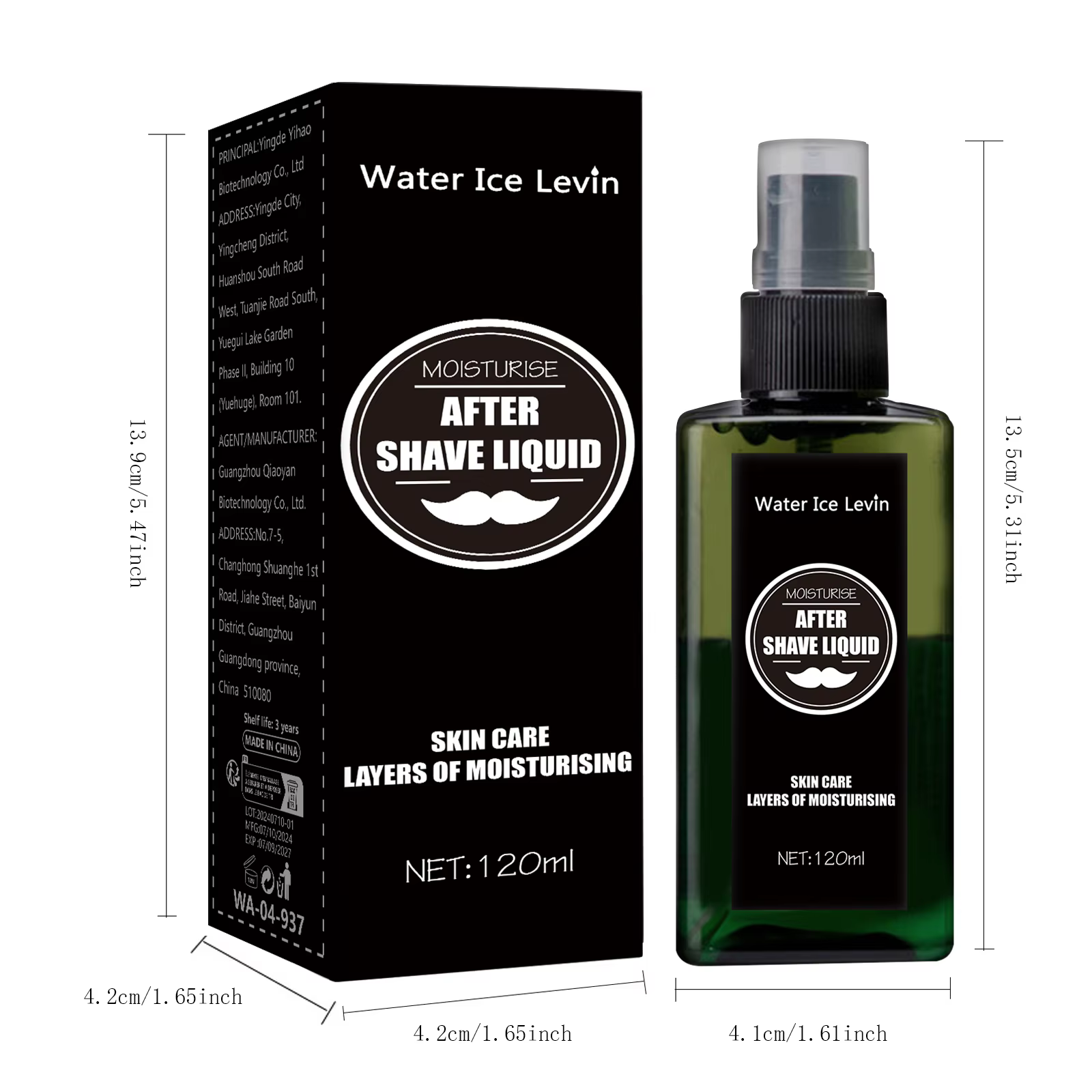 Lotion réparatrice après rasage