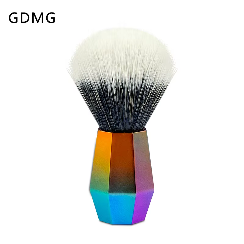 Pinceau à raser GDMG - Poignées colorées - Outils de nettoyage de la barbe pour hommes