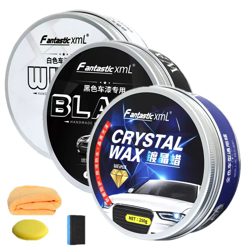 Ensemble de placage de cristal de cire de voiture 120g / 250g, couche de cire dure et brillante couvrant la peinture, formule de revêtement de Surface, Film étanche, vernis de voiture