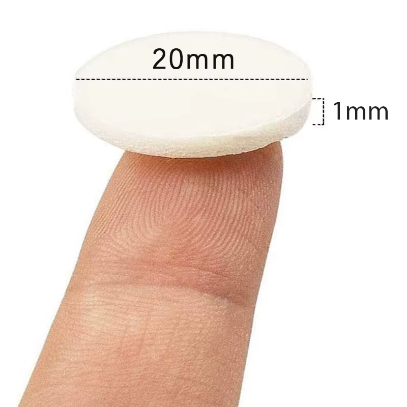Autocollants ronds double face pour mèche de bougie, fournitures de bricolage pour avertir les partenaires, 20mm, 100 pièces