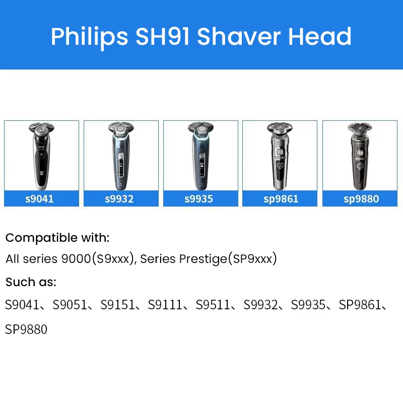 Tête de rasage de rechange Philips SH91