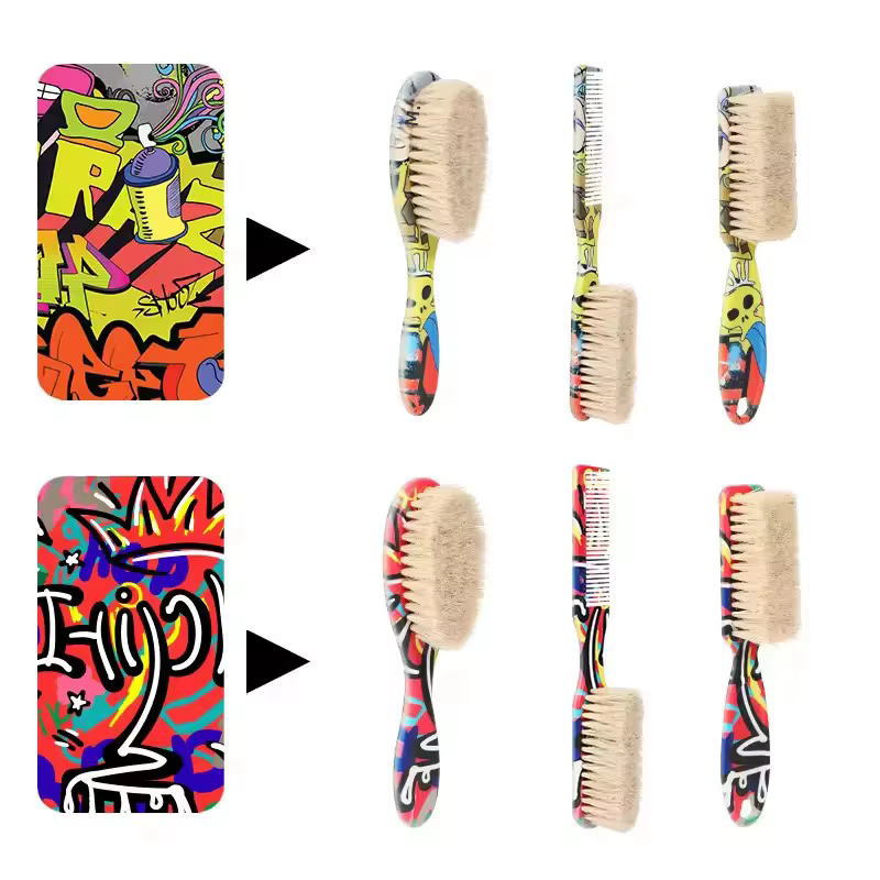 Brosse à barbe de barbier pour hommes