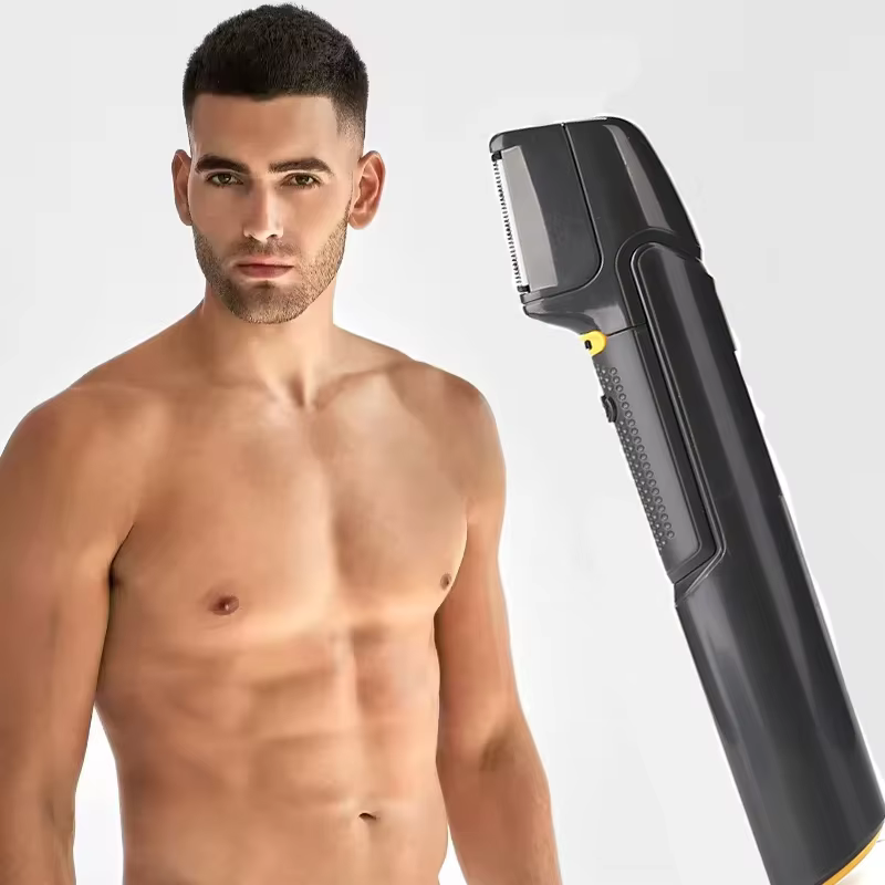 Rasoir électrique étanche pour corps pubien