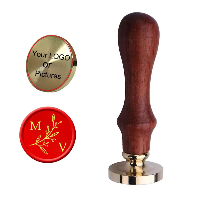 Sceau d'avertissement de logo personnalisé, personnalisé, décor de scrapbooking, faire-part de mariage, personnalisé avec votre conception, cadeau d'anniversaire