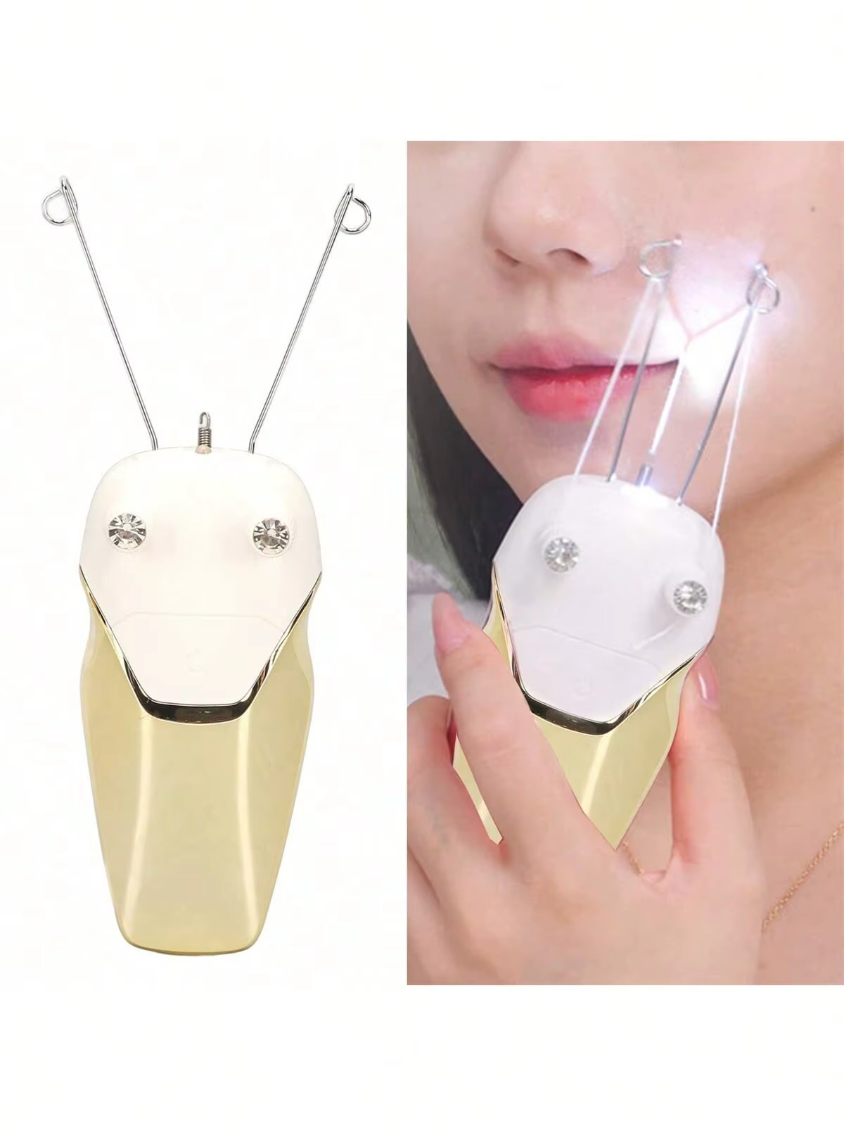 Épilateur électrique pour le visage USB Rechargeable épilation