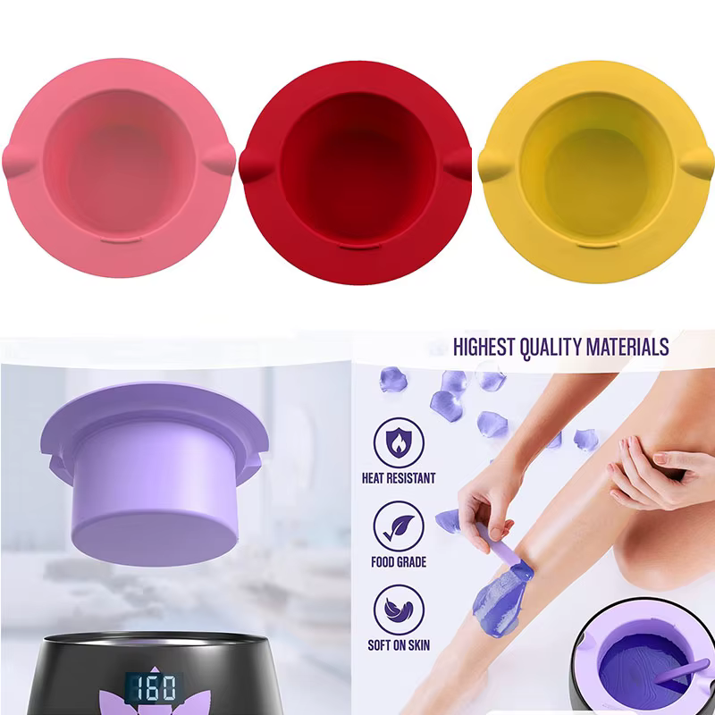 Bol en silicone réutilisable pour épilation à la cire