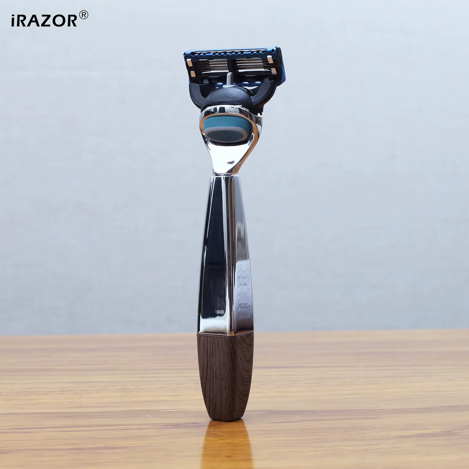 IRAZOR rasoir pour hommes à 5 lames pour le rasage carré robuste manuel