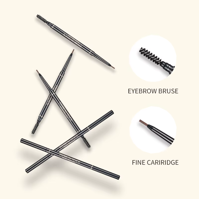 Crayon à sourcils fin de 1.5mm avec rotation automatique à double tête
