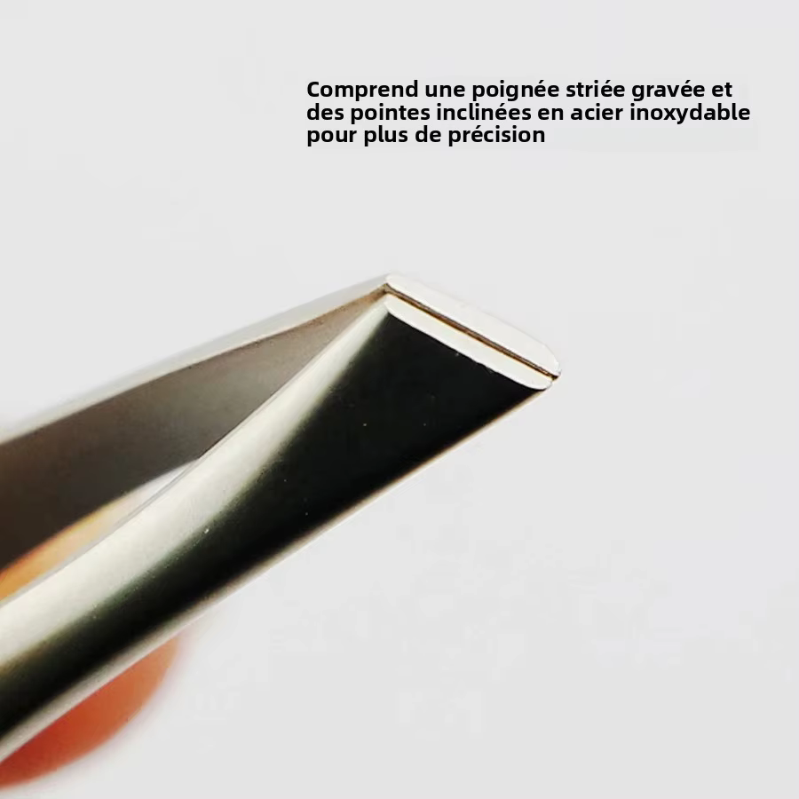 Pince à sourcils éclairée par LED