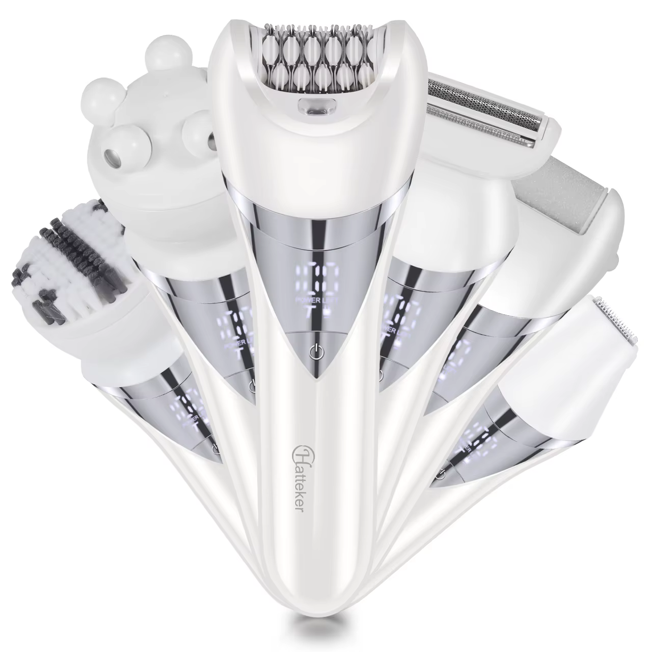 Épilateur portable rechargeable 6 en 1 pour femmes