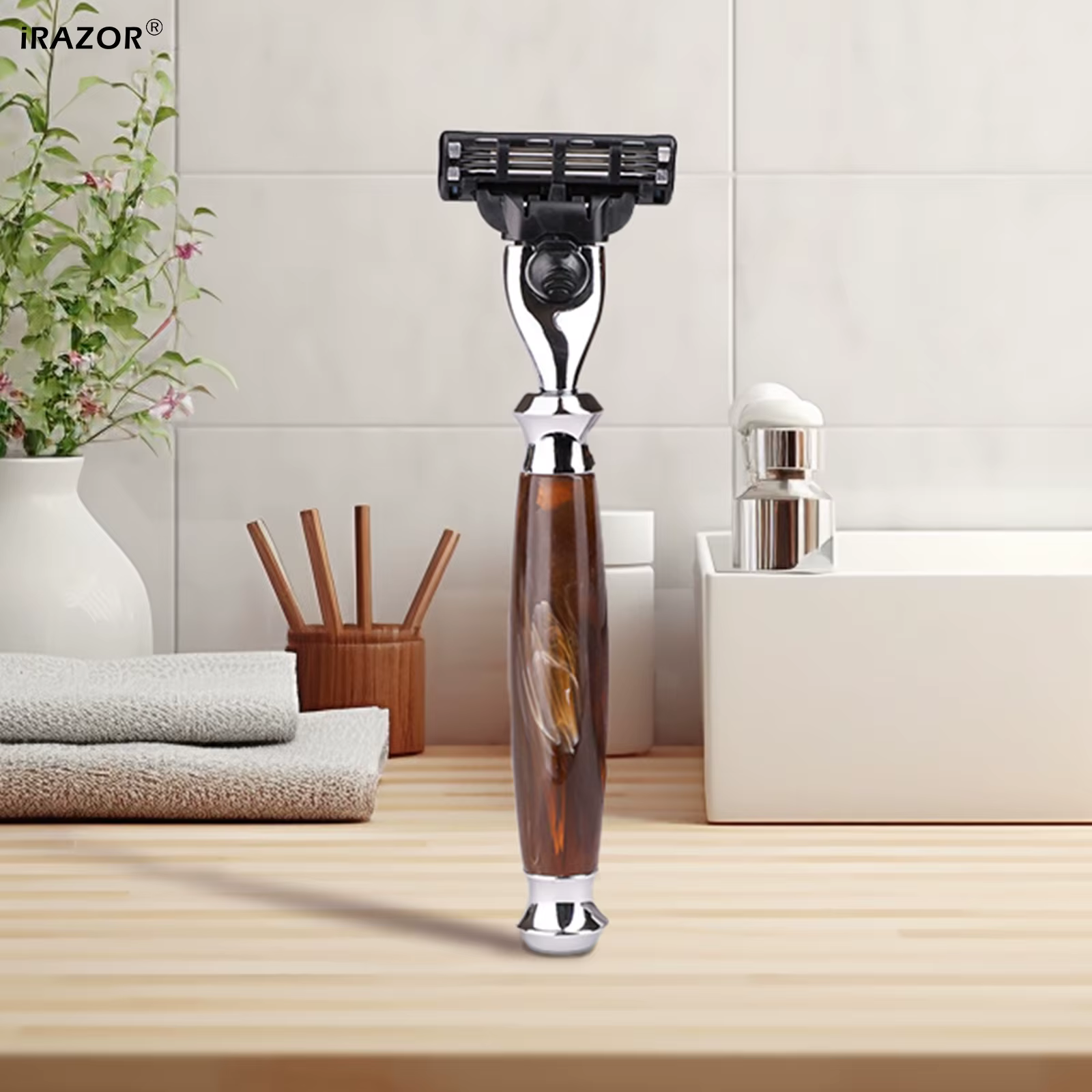 IRAZOR Rasoir manuel premium pour homme