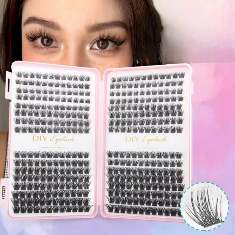 Kit d'extension de cils 384 pièces - Kits de cils individuels