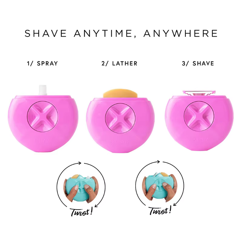Rasoir Portable pour femmes avec vaporisateur d'eau rechargeable