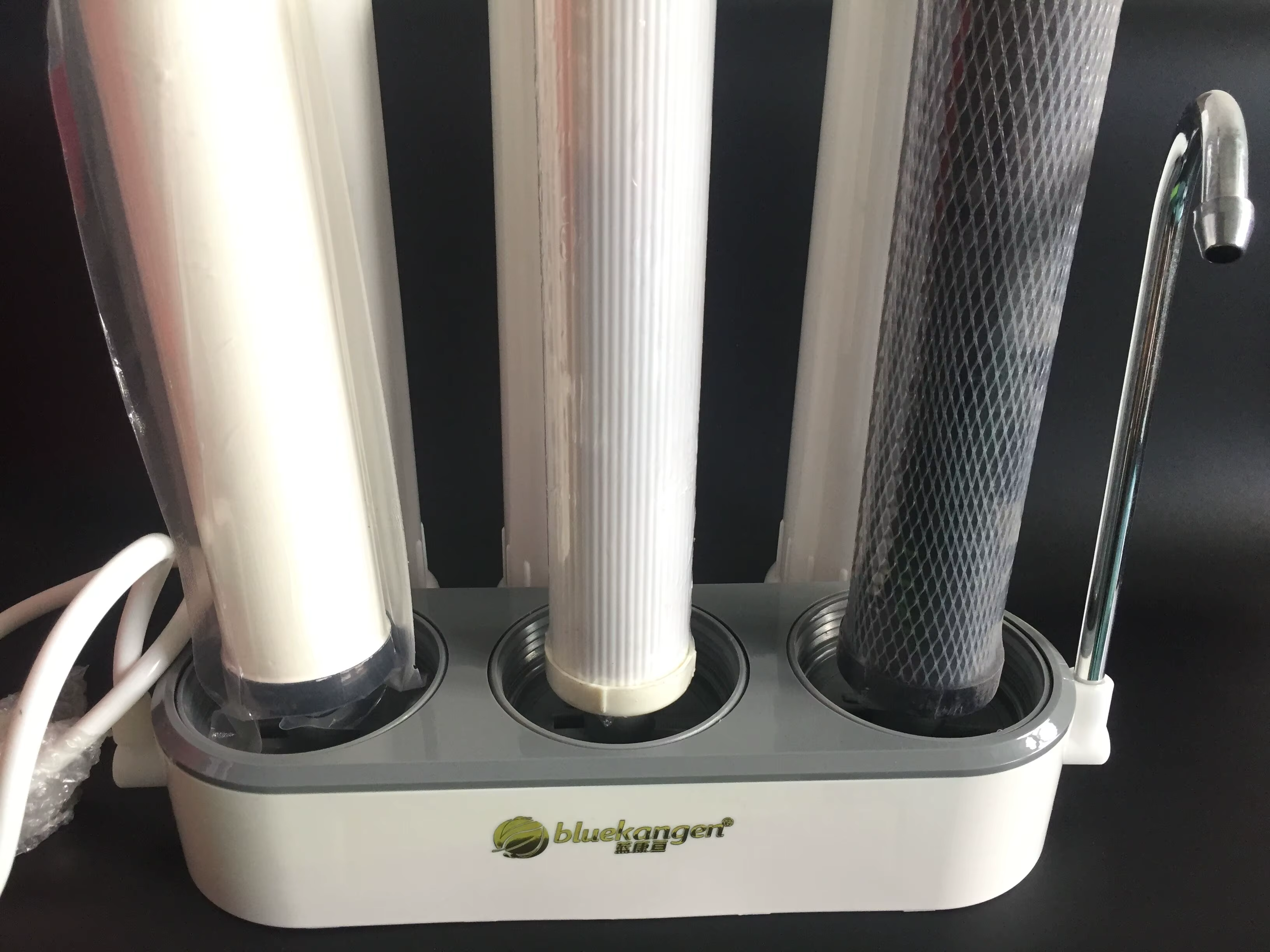 Purificateur d'eau de comptoir en 3 étapes, filtre à eau du robinet, solution d'eau de cuisine, traitement de l'eau potable domestique, connecteur universel