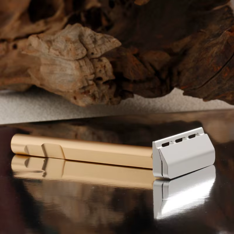 Rasoir de sécurité à lame simple YAQI Tachi en aluminium