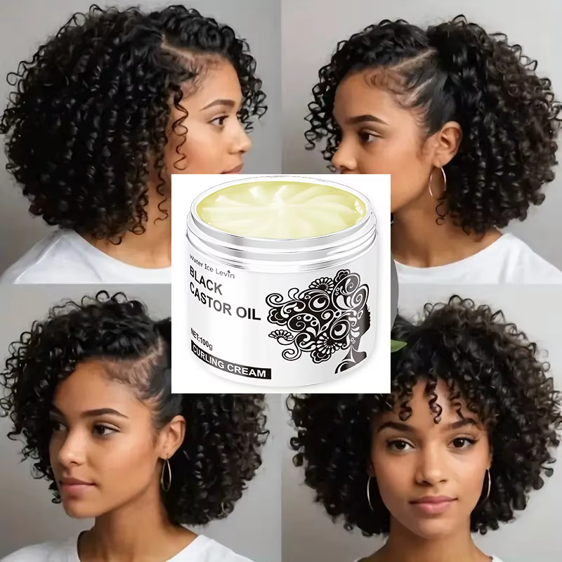 Crème élastifiante pour cheveux bouclés, gel capillaire neutre, formule hydratante pour cheveux bouclés, nourrit et hydrate les cheveux, procure élasticité et sensation de légèreté, 1 flacon