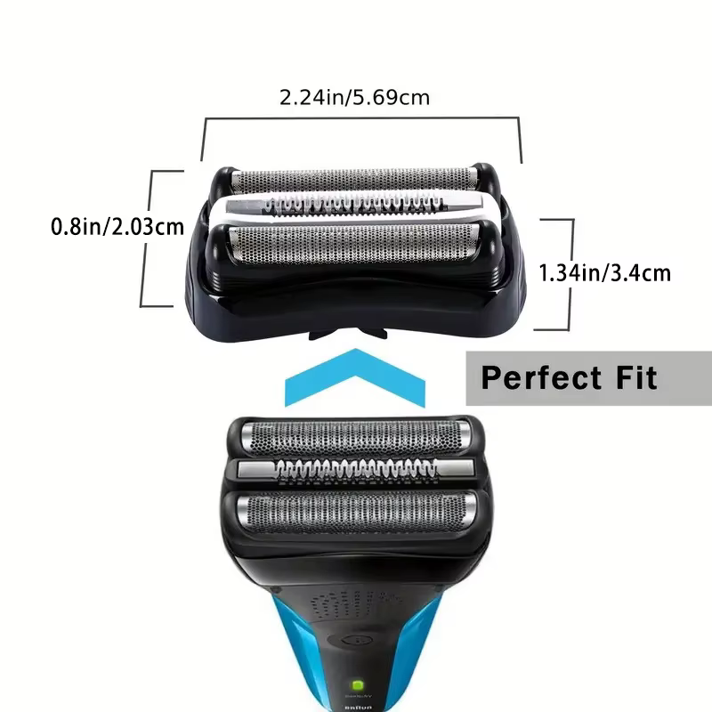 Tête de rechange 32B/32S série 3 pour rasoir électrique Braun ProSkin