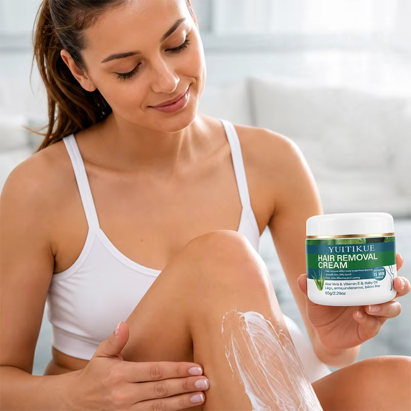 Crème dépilatoire à l'aloe vera et à la vitamine E 65g