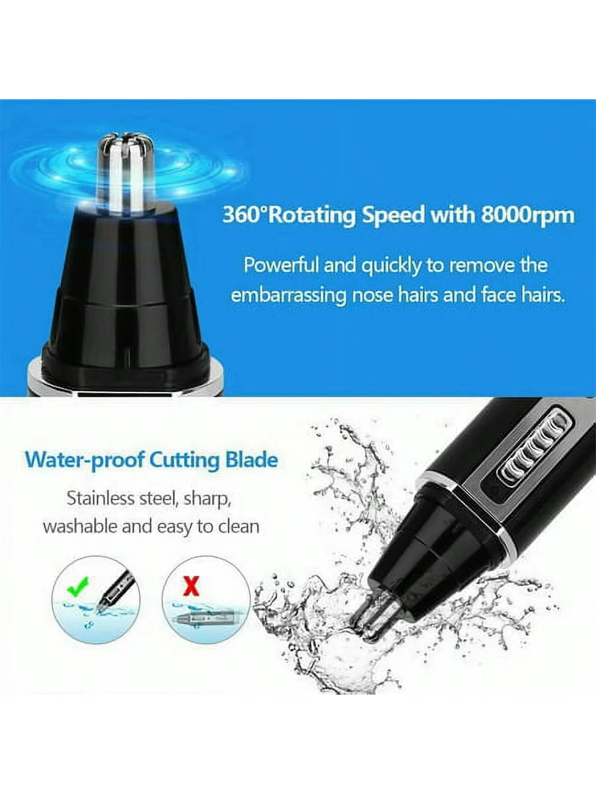 2026 électrique 4 en 1 étanche épilateur nez épilation Bikini sourcil barbe tondeuse toilettage Groomer Kit rechargeable