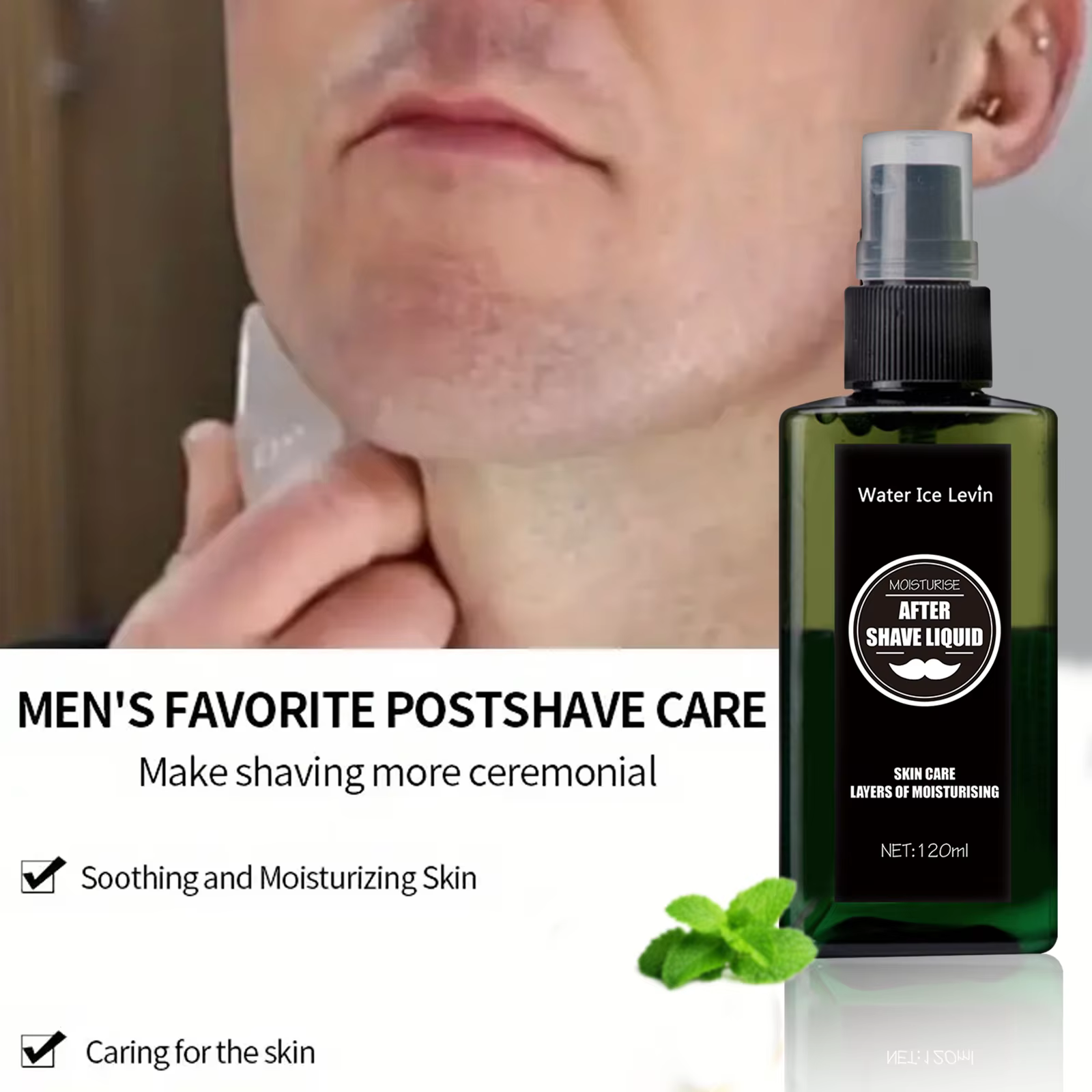 Lotion réparatrice après rasage