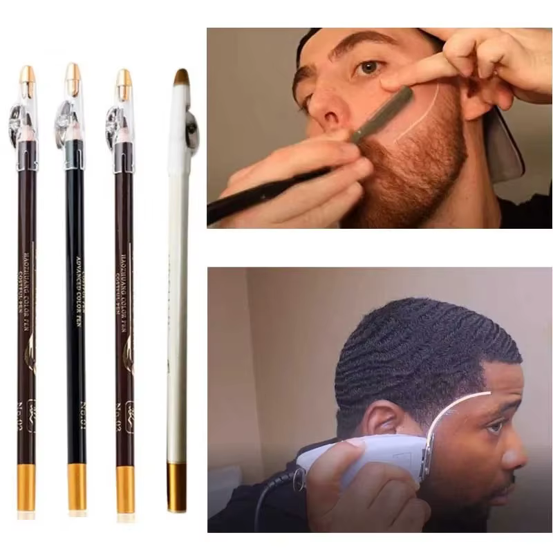 Crayon pour hommes, bord de barbe