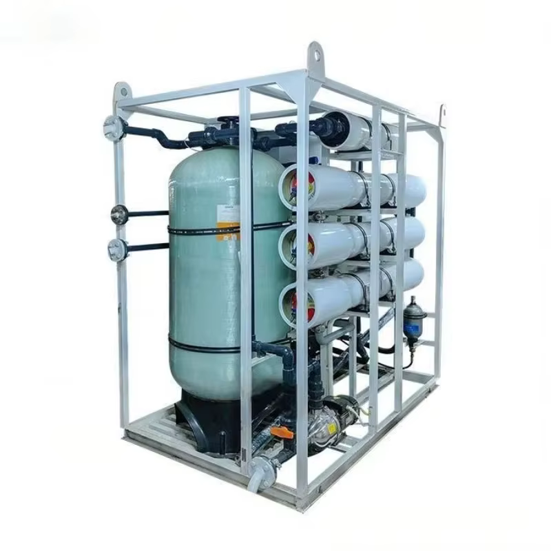 Système de réutilisation d'eau 24TPH, équipement de traitement d'eau récupérée industrielle pour le recyclage et la purification, sur mesure