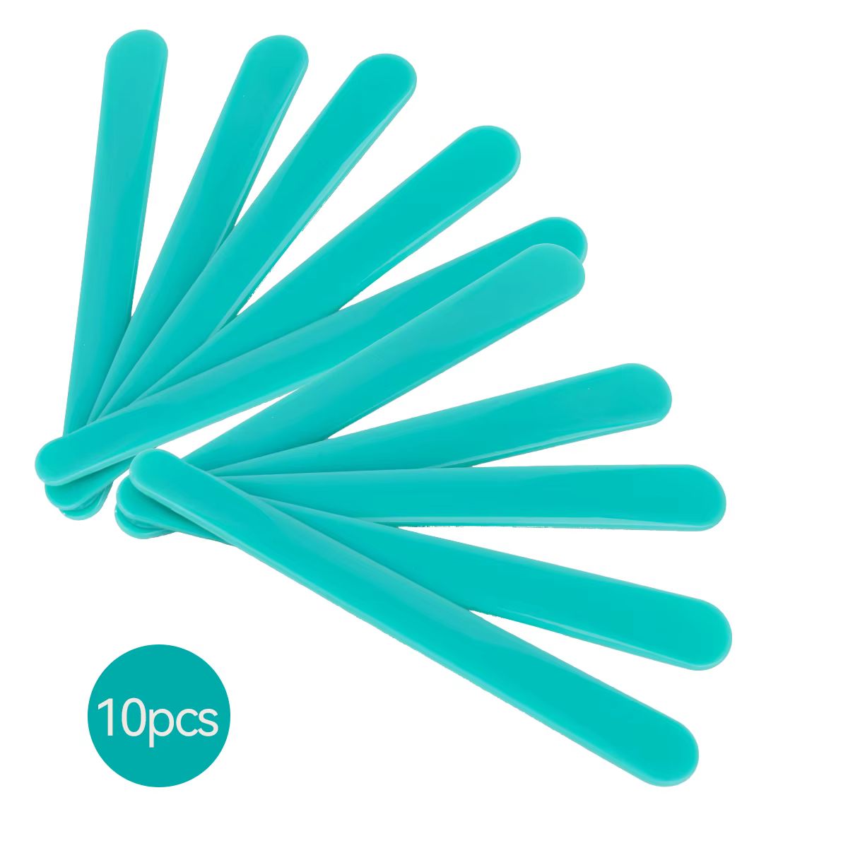 ROSEPIL 10 bâtonnets multifonctionnels en plastique pour le chauffage et l'application de cire, outils de rasage et de dépoussiérage pour l'épilation