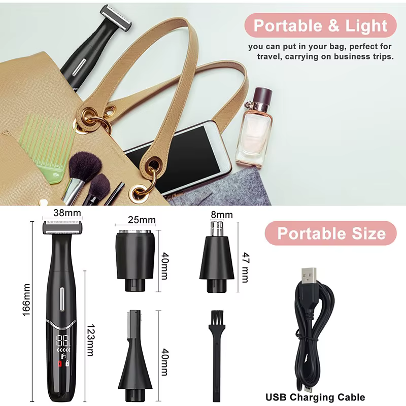Zone intime coupe de cheveux rasoir de précision hommes ligne de Bikini boules