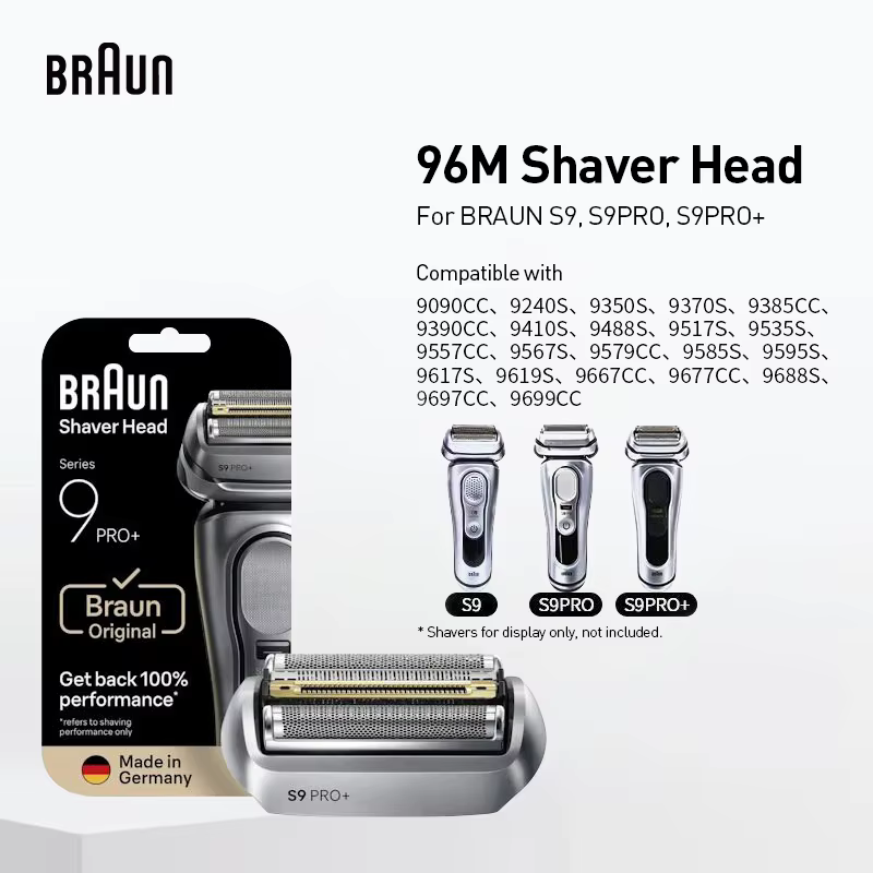 Tête de rasage pour rasoir électrique Braun 96M série 9 Pro +