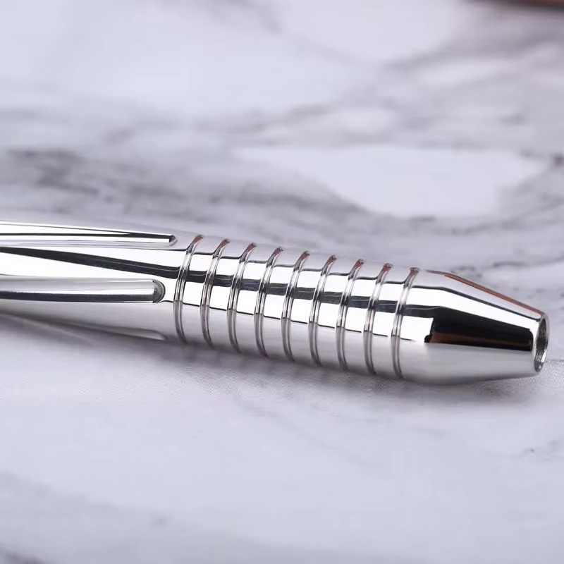 Manche de rasoir 2026 Yaqi BULLET en acier inoxydable poli