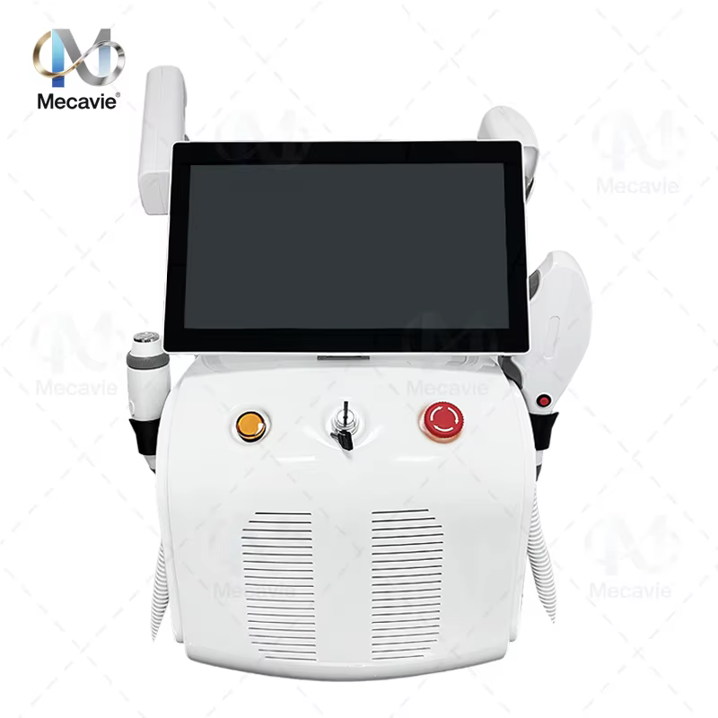 Machine laser portable 4-en-1 4000W : Diode 808nm/RF/IPL/Picoseconde